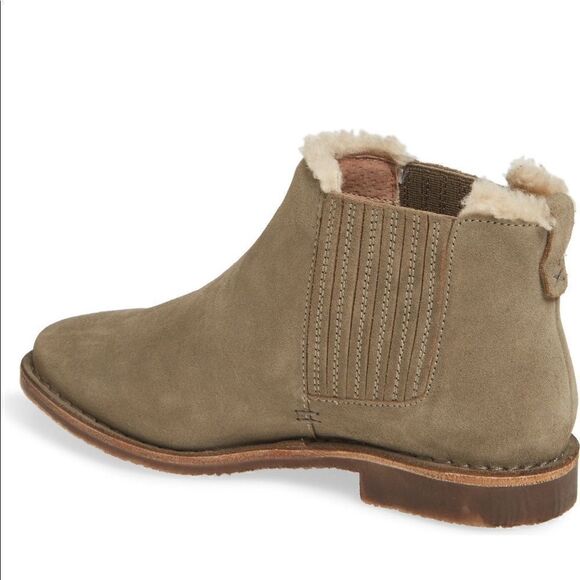 SEYCHELLES Pool Cozy Suede Fur Bootie, Ankle Bootie, Tan/Brown, Size 10, NWT - Picture 11 of 15